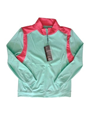 Head Golf Women's Full Zip Jacket Mint Green Paradise Pink Size Large New *Read*