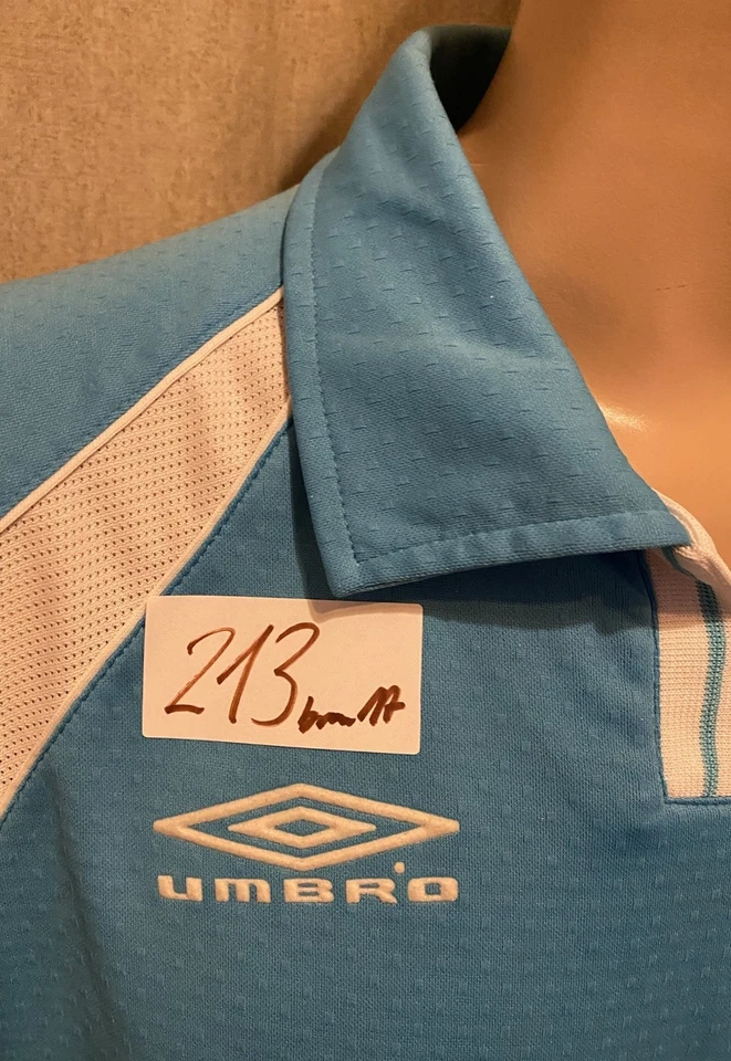 Chemnitzer FC Original umbro Heim Trikot 2002/03"enviaM" + Handsigniert Gr.M TOP - Bild 4 von 4