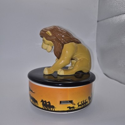 レア　コレクション　1994ウォルトディズニー　ライオンキング　オルゴール RARE VTG 1994 Disney Lion King Simba Music Box Schmid Circle of