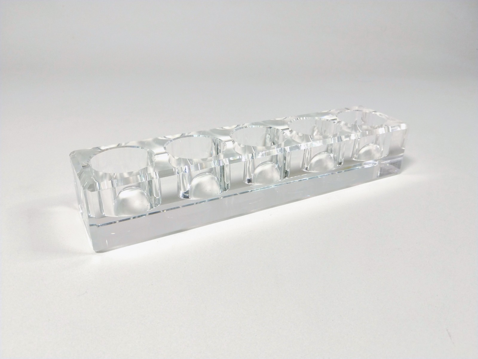 Rectangle Glass Rail 5 Slots Read
