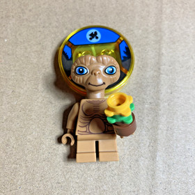 LEGO Dimensions 1.5" E.T. Flowers + Base Tag 71258 Extra Terrestrial Untested