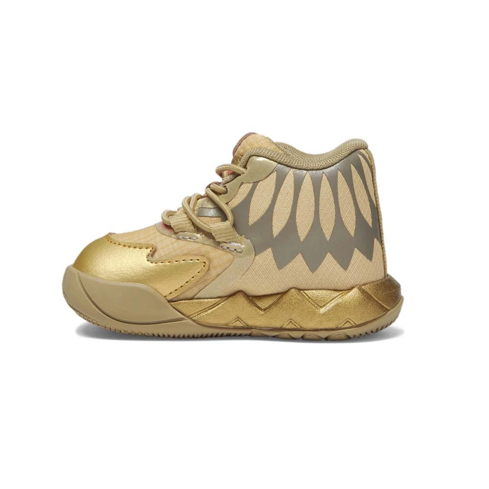 PUMA Mb.01 Golden Child Basketball  Toddler Boys Gold Sneakers Athletic Shoes 39 - Image 3 of 4