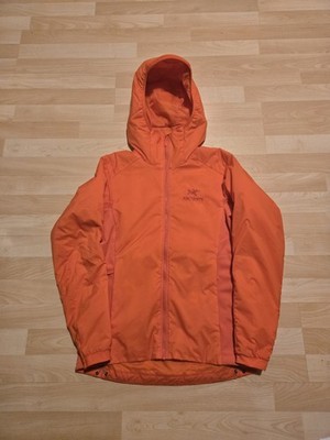 ARC'TERYX Women's Atom LT Hoody Size XS Orange Blue Full Zip Hooded