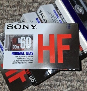Sony HF 60 Blank Cassette Tapes 6 Pack Type