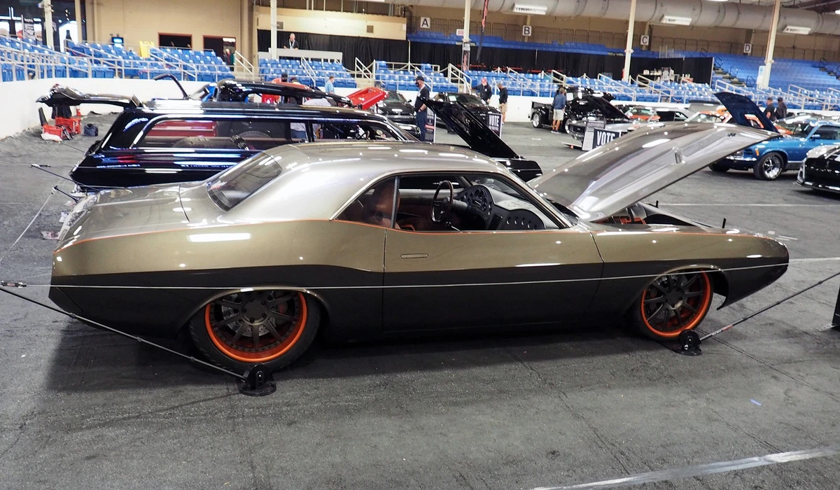 This custom 1970 Dodge Challenger was the winner of the Barrett-Jackson Cup, sponsored by eBay Motors.