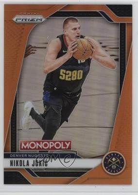 2024-25 Panini Prizm Monopoly Orange Prizm 42/149 Nikola Jokic #55 16wc
