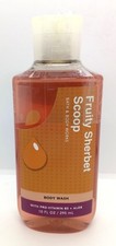 Bath  Body Works Fruity Sherbet Scoop Body Wash Full Size 10 oz Free Shipping