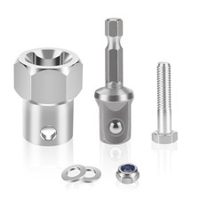 Stainless Steel Trailer Jack Adapter, Crank Handle Power Drill Adapter, Fit f...