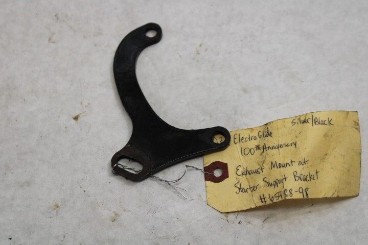 OEM Harley Davidson Exhaust At Starter Mount 2003 FLHT Silver