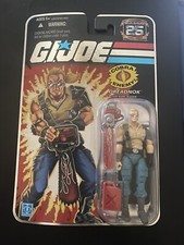 GI Joe 25th Anniversary Buzzer Dreadnok Factory Sealed MOC 3.75 foil