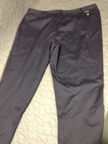 Plus Size Navy Blue NWOT size27-Khaki-Chino- Flynn & O'hara - Picture 2 of 6