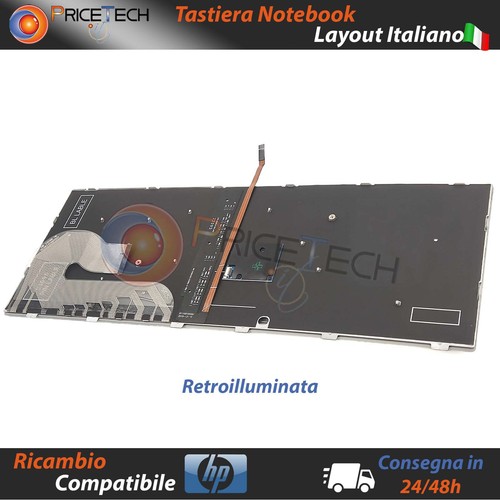 Tastiera Italiana per Notebook HP EliteBook 745 G6 Frame Silver, Retroilluminata - Foto 2 di 3