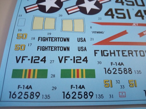UpRise Decals UR3218 - DECAL F-14A Tomcat VF-124 Fightertown 1/32 - Bild 6 von 9