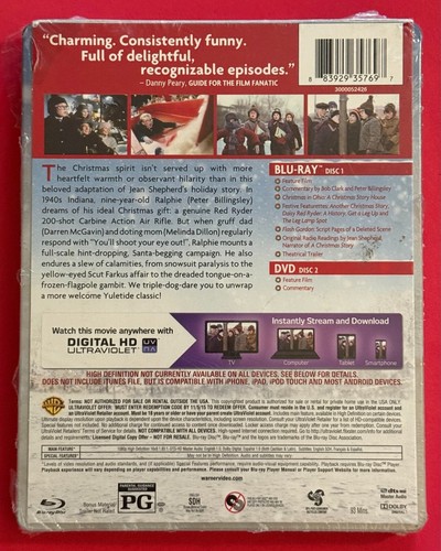 A Christmas Story - 30th Anniversary Steelbook (Blu-ray + DVD) NEW - Picture 2 of 2
