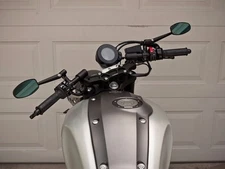  YAMAHA 2016-2021 XSR900 2" INCH WOODCRAFT CLIPON ADAPTER PLATE WITH BLACK BARS