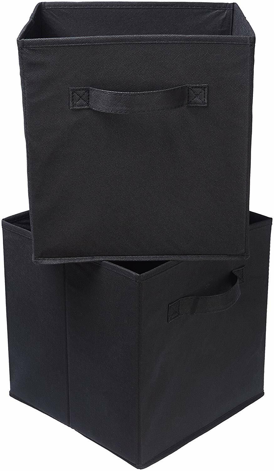 Basics Foldable Storage Bins Cubes Organizer, 6Pack eBay