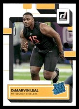 2022 Donruss #388 DeMarvin Leal Rookie Pittsburgh Steelers