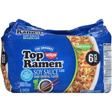 Top Ramen Dry Soup Oriental 6pk 18 Ounce