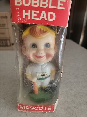 Pittsburgh Pirates 1970's plastic Bobblehead With Original Box | eBay
