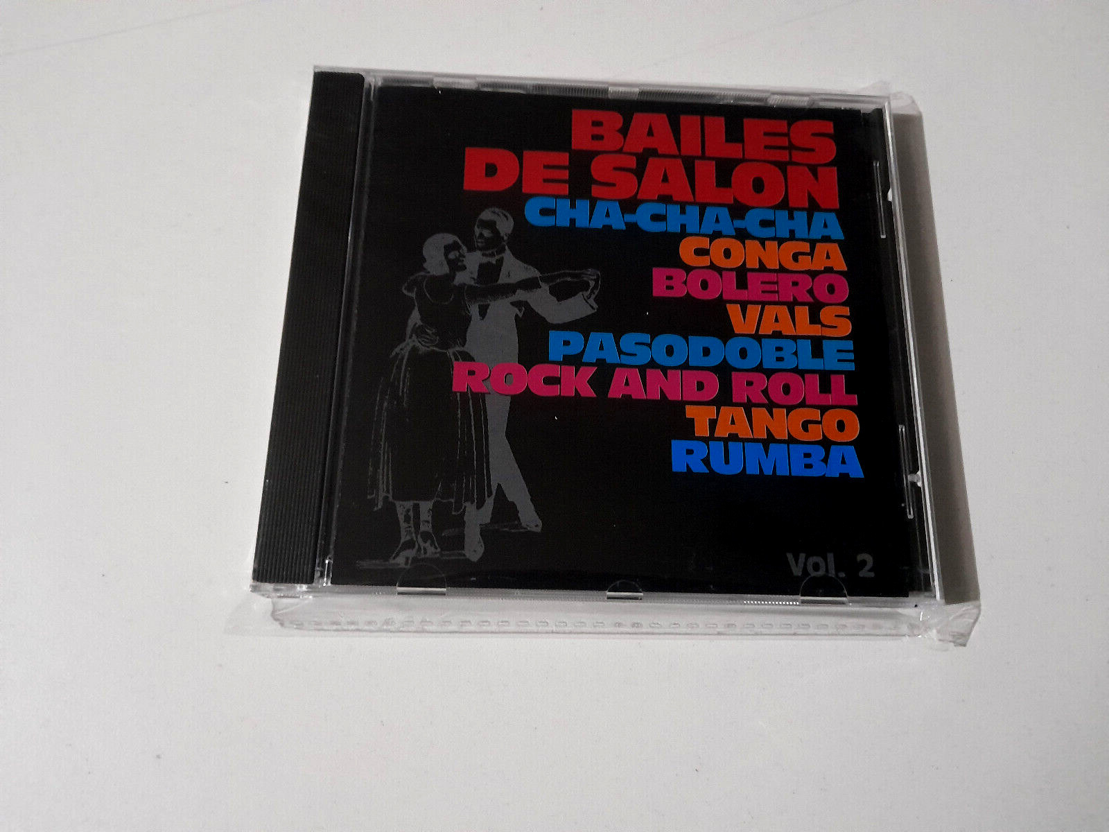 CD "BAILES DE SALON VOL 2" CD 8 TRACKS CHA-CHA-CHA CONGA BOLERO VALS PASODOBLE