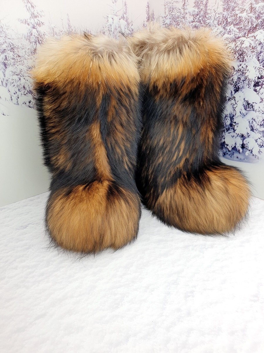 靴 musubore monster fur slip-on BROWN musubore monster fur slip-on BROWN