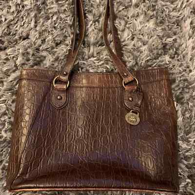 Brahmin Crocodile Embossed Purse