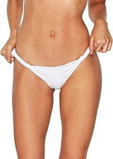 LSpace 262103 Women's Sundrop Bikini Bottom Swimwear White Size Large
