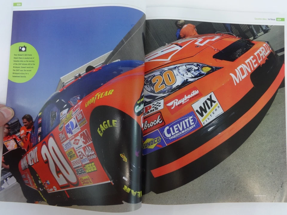 NEW 2008 Allstate 400 Brickyard Program with Line-Up Jimmie Johnson - Image 4 of 4