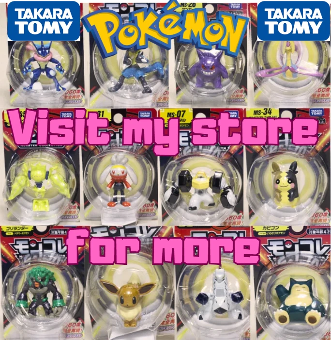 Figuras de acción Pokemon Metamon Asia Takara Tomy Moncolle cartas MC EX   Foto 3 de 4