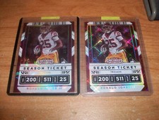 (2) 2020 Contenders Season Ticket Football Ronald Jones II Cracked Ice Cards /15