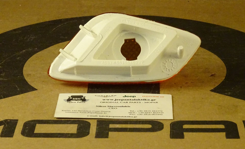 Side Repeater Light Left Jeep Wrangler TJ 97-06 55155461AC Genuine New Mopar - Image 3 of 4