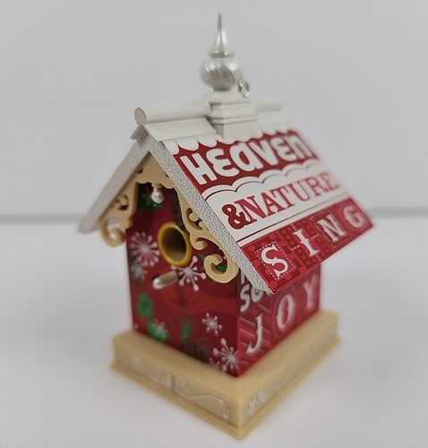 Hallmark Andenken Weihnachtsschmuck 2014 Himmel und Natur singen Vogelhaus - Bild 5 von 13