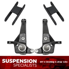 4" Lift Spindle Kit w/ Rear Shackles For 1995-2003 Ford Explorer 2WD