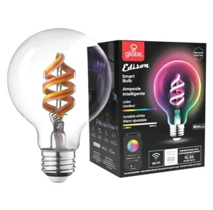 Globe Electric 91000186 G25 500-lumen Smart Wi-fi Multicolor-changing-rgb