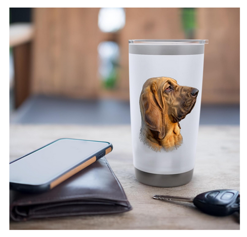 Hound Dog Breed Stainless Steel Insulated Tumbler 20oz - Picture 4 of 4