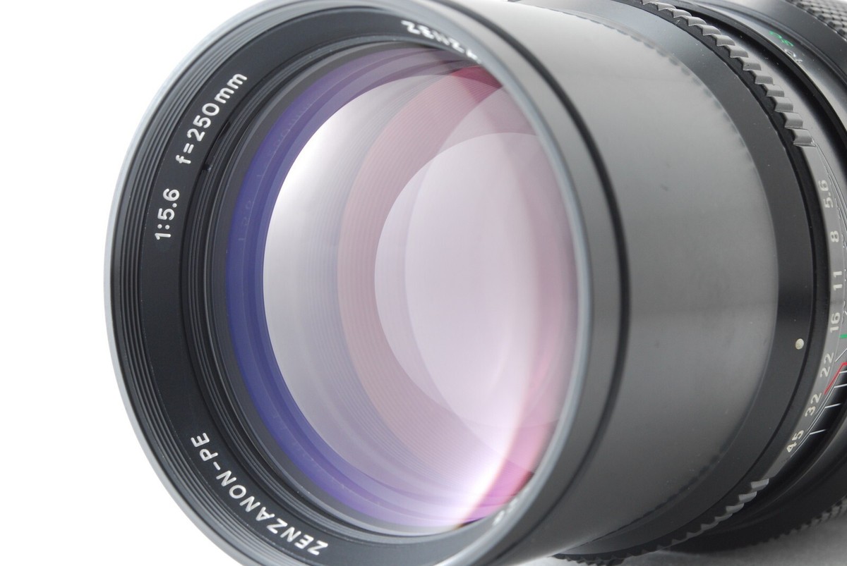 フィルムカメラ ZENZA BRONICA ZENZANON-PE 1:5.6 f=250mm ブロニカ ZENZA BRONICA ETRSi ZENZANON-PE 75/2.8付 【ウエスト