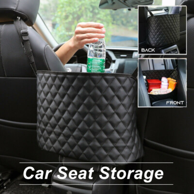 Advanced Between Car Seat Storage Bag Net Pocket Handbag