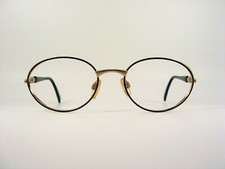 Rodenstock, luxury eyeglasses, oval, Gold plated, frames, NOS, hyper vintage