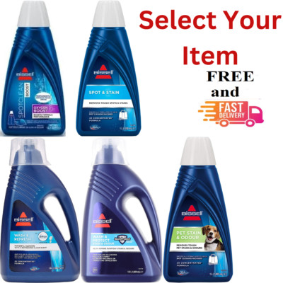 Bissell Wash Deep Clean Concentrated Carpet Shampoo Cleaner Formula ...