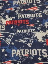 NEW ENGLAND PATRIOTS FOOTBALL FABRIC REMNENT