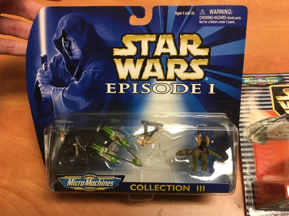 Lot of 3 Star Wars Episode I Micro Machines Vehicles Galoob 1995 - Image 2 of 4