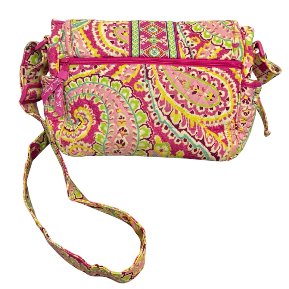 Bolso Bandolera Vera Bradley Retirado Capri Melón Acolchado Multicolor Paisley Foto 2 de 4