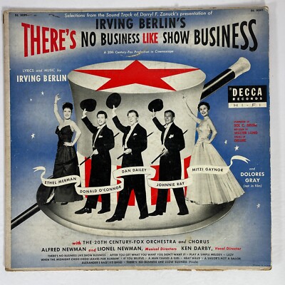 Irving Berlin's There's No Business Like Show Business Vinyl, LP 1954 Decca