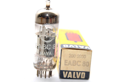 Vintage Valvo EABC80 / 6AK8 Radio-Röhre für AM/FM-Empfänger, Vacuum Tube, NOS