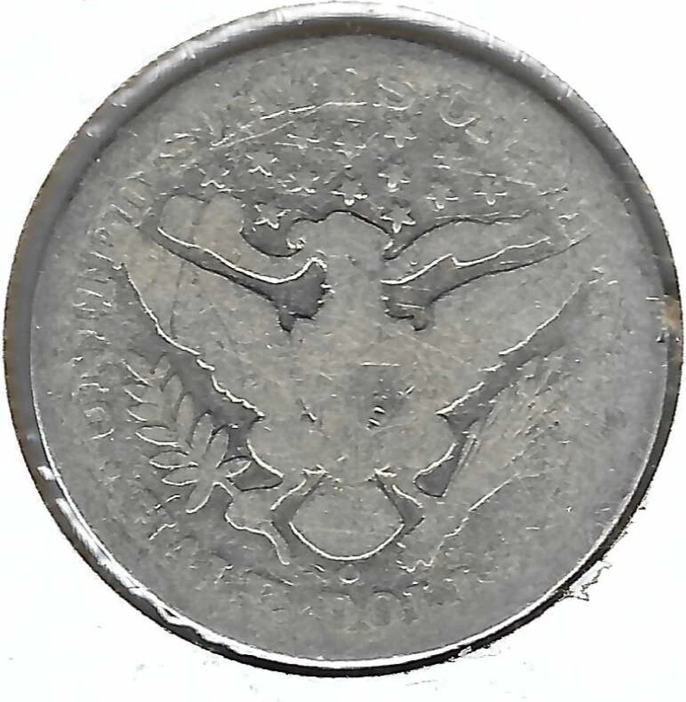 1908-O New Orleans Circulated Silver Liberty Head Half Dollar Coin! #3 - Image 2 of 2