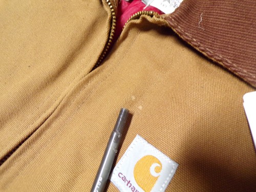 NOS Vtg Carhartt Kids JQ506 Lined Jacket sz 6 Quilted USA Union Made - Picture 6 of 8