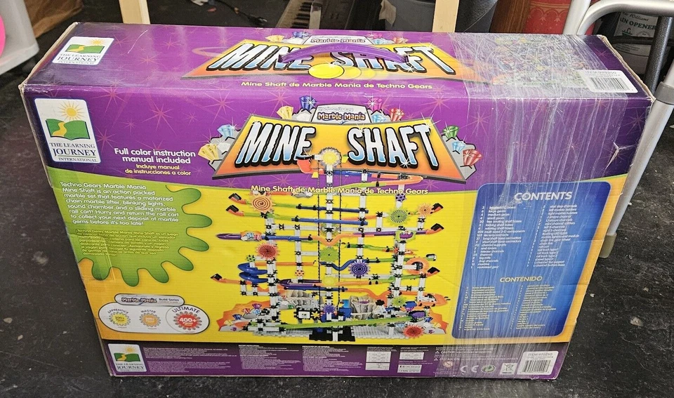 RARE 2012 TECHNO GEARS MARBLE MANIA MINE SHAFT 2.0 DISCONTINUED NEW IN BOX - Image 2 of 4