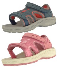 TEVA SAMPLE 6278 KIDS INFANT BOYS GIRLS PSYCLONE OPEN TOE LEATHER SANDAL US 4/5