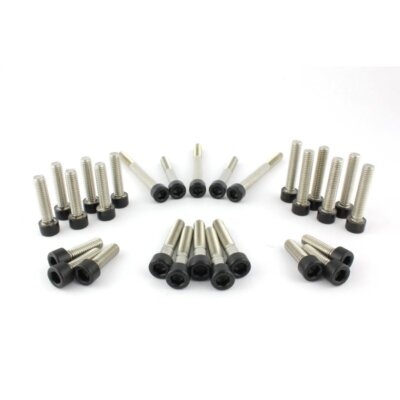 Schraubensatz schwarz Motor | Victory Cross Roads Edelstahl