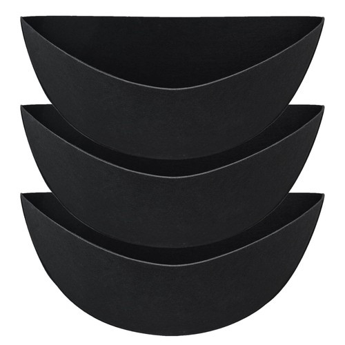 3pcsSemicircl Fabric Non-Woven Flower Basket Liner Plants Pot Replacement Liners - Picture 2 of 15